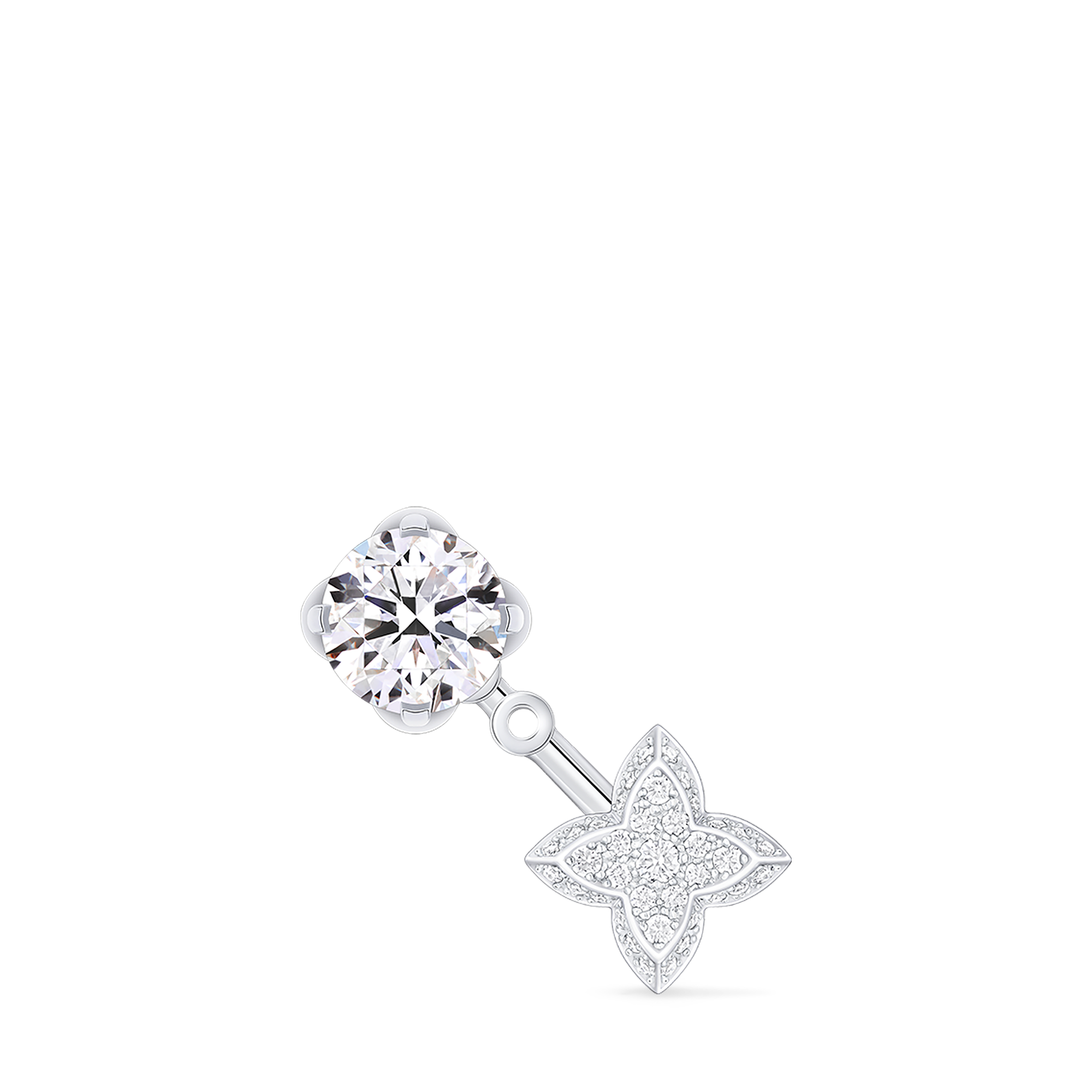 LV Diamonds Stud, LV Monogram Star cut - per unit - Collections
